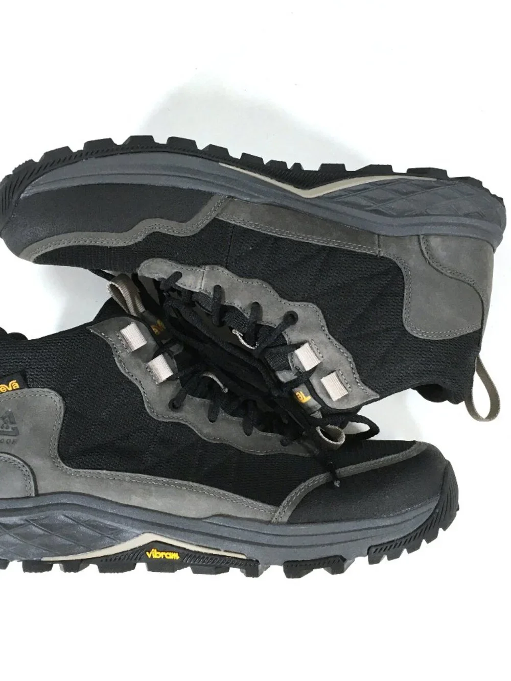 Teva Ridgeview Mid RP Hiking Boots Mens Size 11.5 Black Gray 1116626